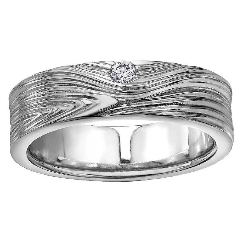 Adjustable Women's Diamond Rings with a Flexible Band for a Comfortable and Custom FitMen's Barn Board Wedding Band