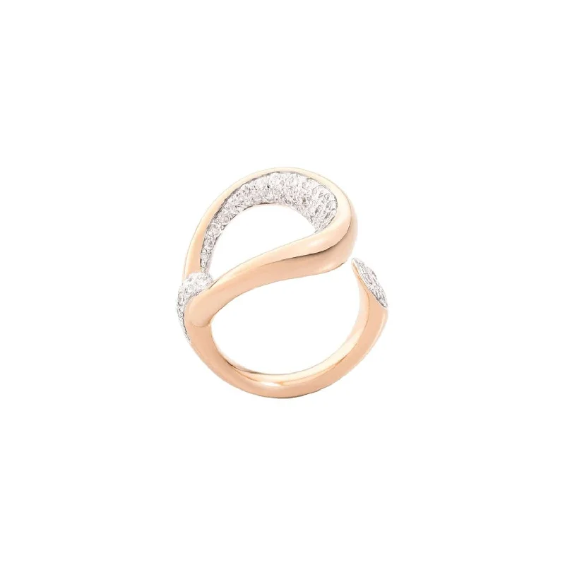 Chunky Fashion Rings in Copper with Geometric Patterns for a Bold AccessoryFantina Diamond Ring