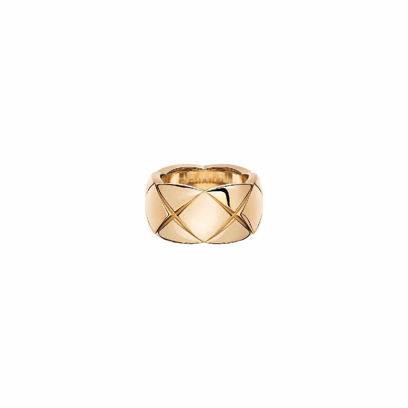 Stackable Fashion Rings in Rose - Gold Tone with Delicate Floral EngravingsCoco Crush Ring