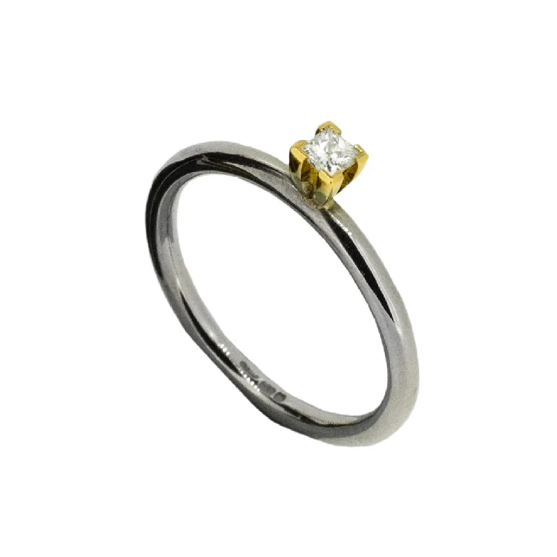 Men's Citrine Engagement Rings in Stainless Steel with a Stackable Band DesignEngagement Ring