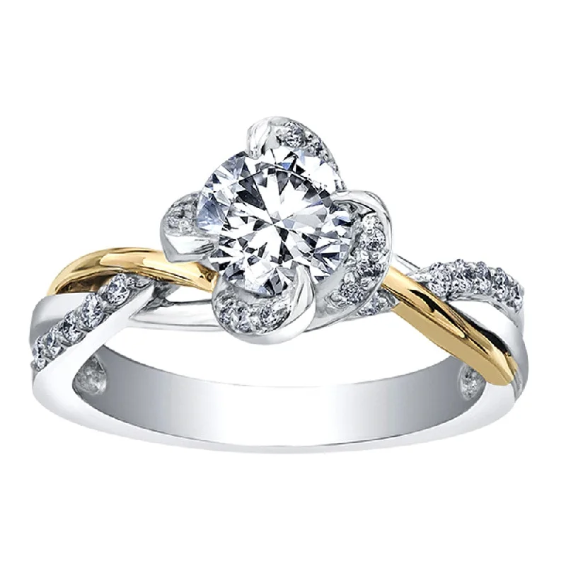 Adjustable Women's Diamond Rings with a Flexible Band for a Comfortable and Custom FitWind's Embrace Canadian Diamond Engagement Ring