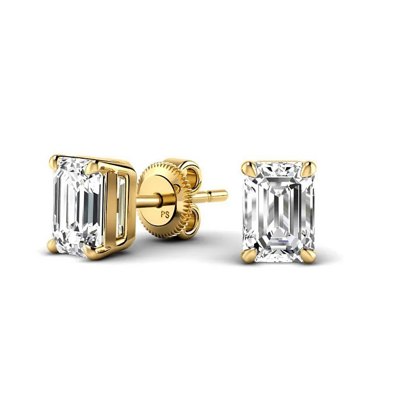 Rainbow - Colored Enameled Butterfly Stud Earrings for a Playful and Colorful StatementCost-Effective 0.25CT Diamond Stud Earrings in 14KT Yellow Gold