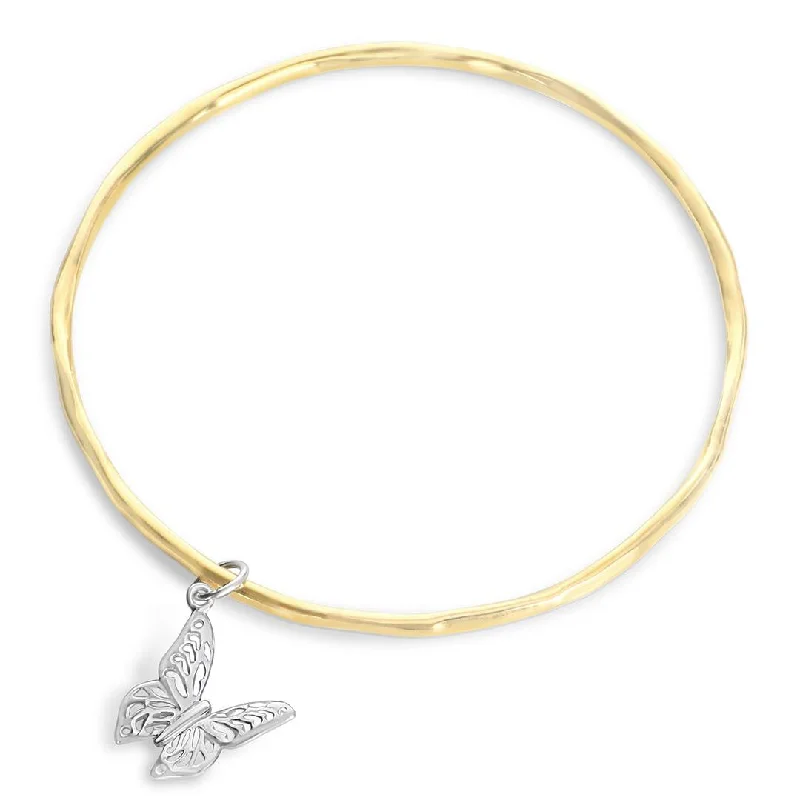 Chamm Bracelets with unique designsButterfly Bangle | Gold- Silver