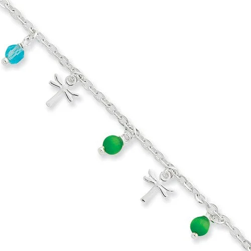 Chamm Bracelets for festivalsSterling Silver Dragonfly Bracelet