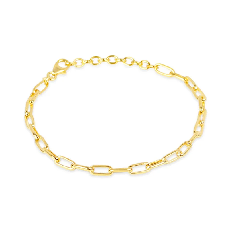 Chamm Bracelets for couplesPaperclip Chain Bracelet | Gold