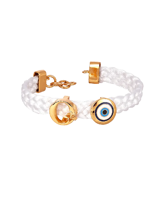 Chamm Bracelets for yoga loversPersonalised Unisex Infini Thread of Protego Bracelet - Daisy and Gold