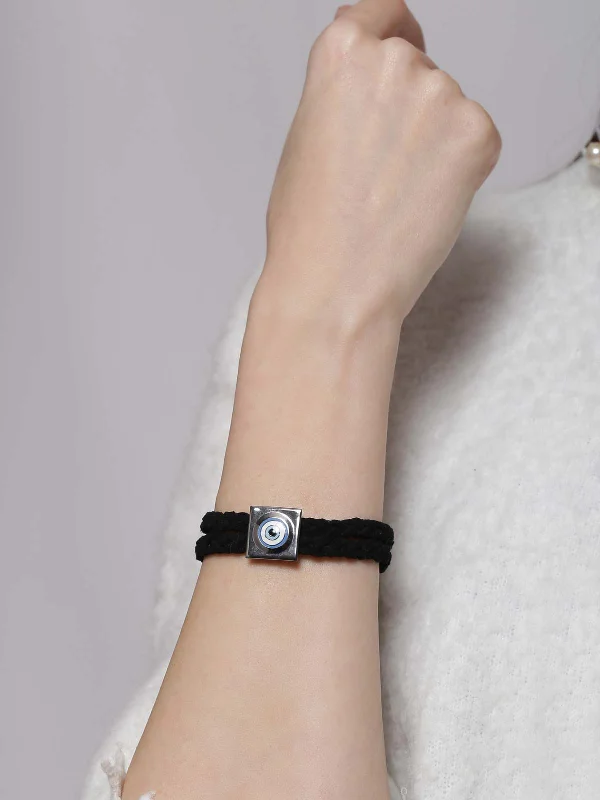 Chamm Bracelets for everyday wearProtego Suede Bracelet In Gunmetal