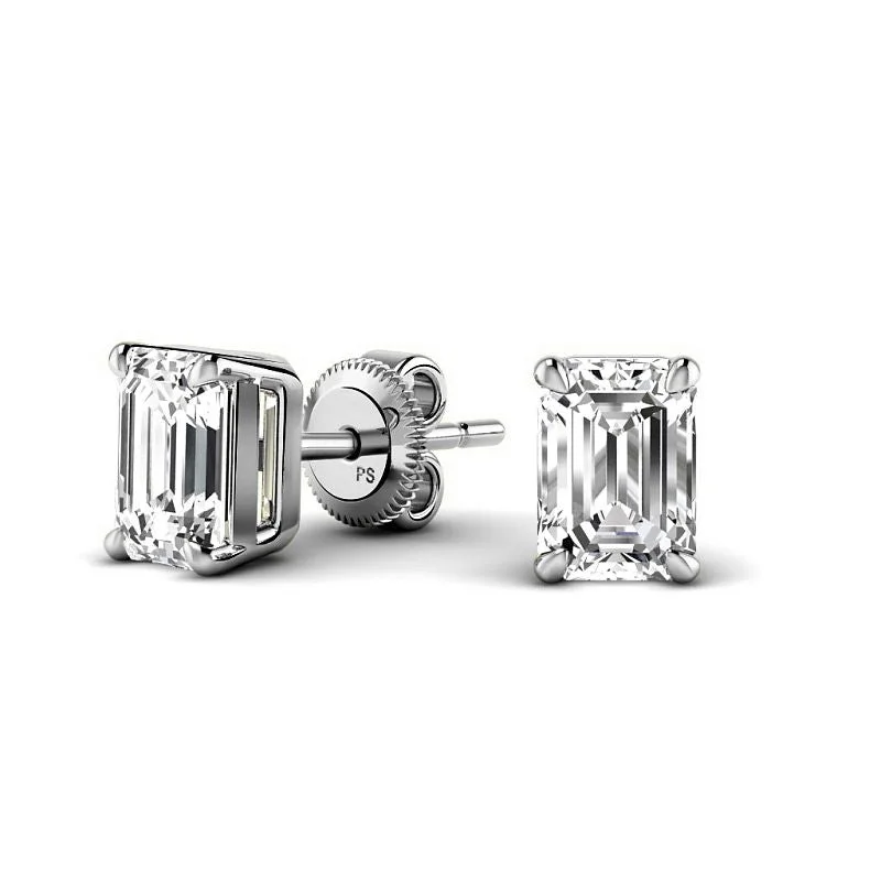 Vintage - Inspired Filigree - Worked Stud Earrings in Gold - Tone for an Antique AestheticLow cost 0.50CT Diamond Stud Earrings in 14KT White Gold