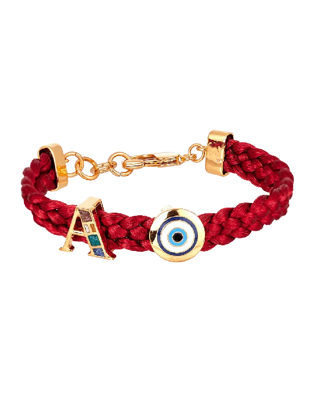 Luxury Chamm BraceletsPersonalised Unisex Infini Thread of Protego Bracelet - Rose wood and Gold