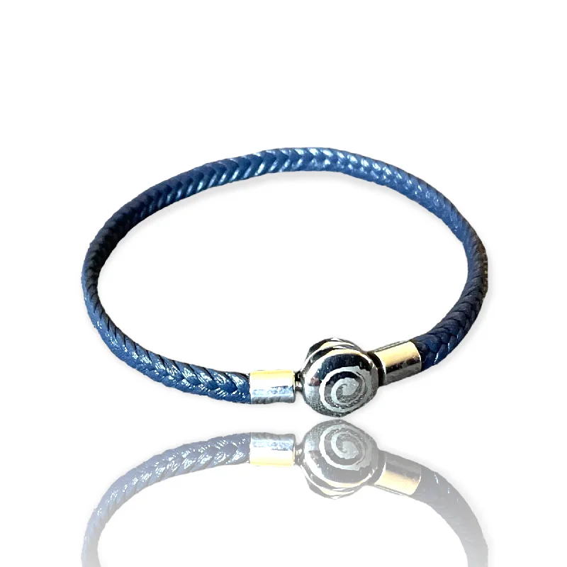 Chamm Bracelets with positive energyLeather Charm Bracelet 'Weave' (5.5mm)