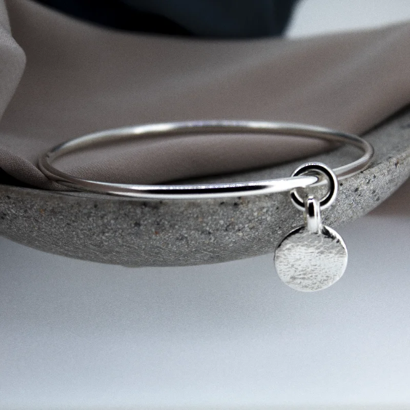 Adjustable Bangle Bracelets with Magnetic Closures for Easy Wear and RemovalNew Moon Bangle