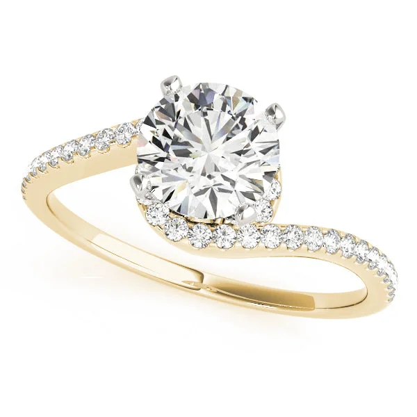 Art Deco Engagement Rings with Geometric Patterns and Baguette - Cut Diamond AccentsAlena Diamond Engagement Ring Setting