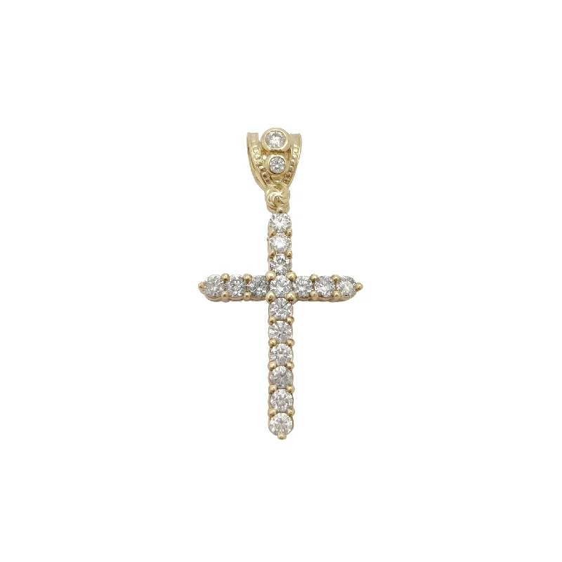 Water - Resistant Stainless Steel Diving - Themed Pendant for DiversDiamond Cross Pendant (14K)