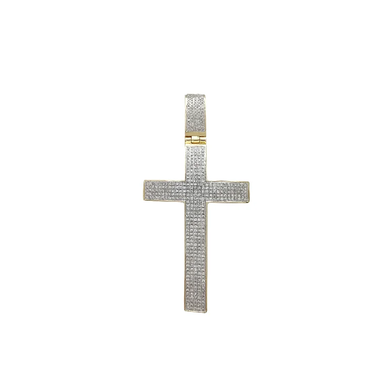 Boho-style beaded necklaces for summerDiamond Iced-Out Cross Pendant (10K)