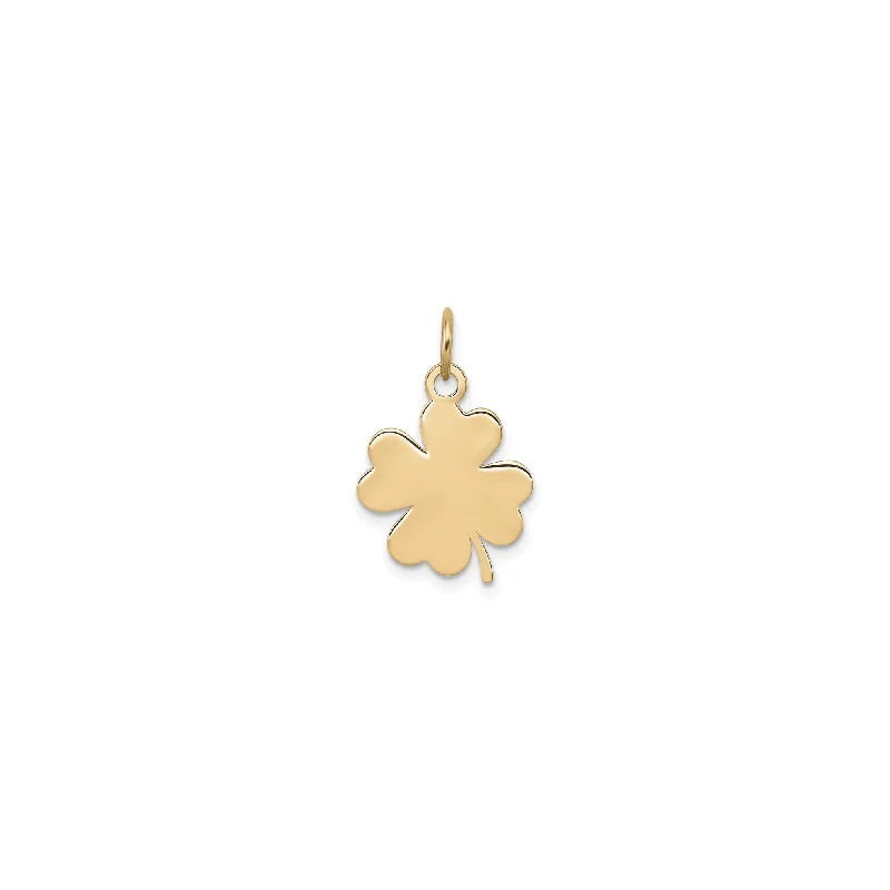 Water - Resistant Stainless Steel Diving - Themed Pendant for DiversFour-Leaf Clover Pendant (14K)