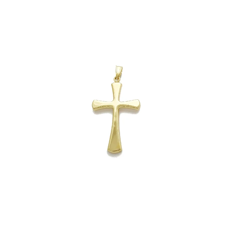 Hand - Carved Jade Buddha Pendant for Spiritual and Cultural SignificanceHollow Plain Cross Pendant (14K)