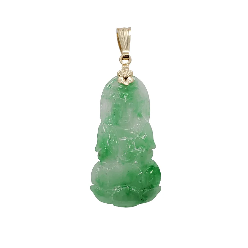 3D - Printed Polymer Clay Animal - Print Pendant for a Fun and Quirky AccessoryJade Buddha Pendant (14K)