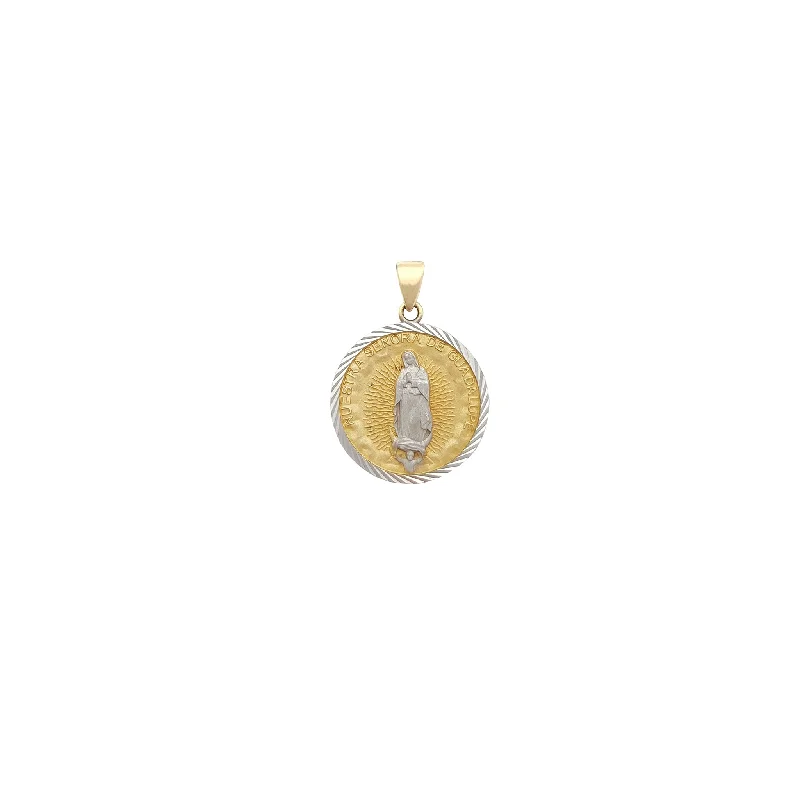 Military - Inspired Dog Tag Pendant with Engraved Service NumbersNuestra Señora de Guadalupe Medallion Pendant (14K)