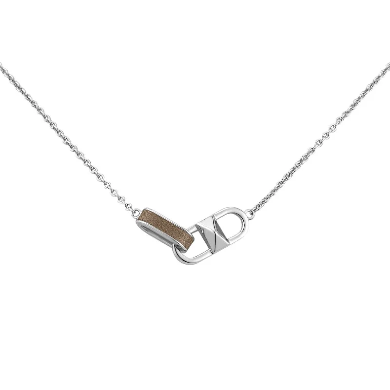 Stainless steel pendants for durabilityPendant UNION VOYAGE Taupe SI