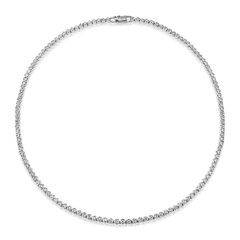 Birthstone necklaces for momsStatement necklace with 4.02 carats* of diamond simulants in sterling silver