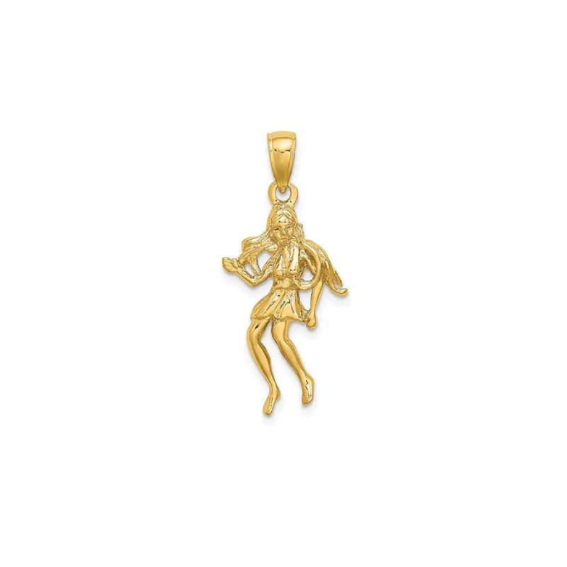 Mother - of - Pearl Inlaid Seahorse Pendant for Beach LoversVirgo Zodiac Pendant (14K)